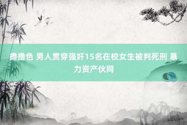 撸撸色 男人贯穿强奸15名在校女生被判死刑 暴力资产伙同